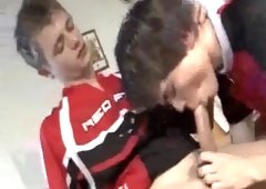 Crazy male in incredible blowjob gay adult clip
