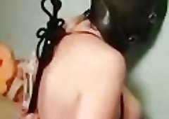 Bondage slut toyed and humiliated by master BDSM fetish porn