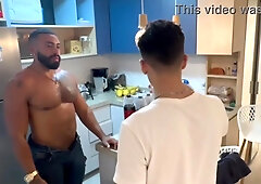 THE DOORMAN CAME TO BRING A PACKAGE. I COULDN'T FIGHT BACK AND GAVE IT TO HIM.