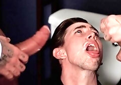 DrillMyHole.com - Gay agrees to getting a facial