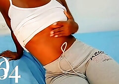 Latina solo star Diva64 gets off with clothes and a little pussy rubbing