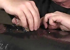 Boynapped.com - Shaved Axel Rubberax domination blowjob cum