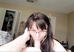 SEXY WIFE sucks ???? & rides my jock POV