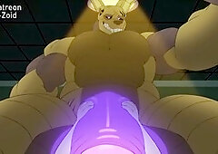 Gay submissive male, male moans, toilet