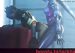 Overwatch 2 futunari screws groan and cum