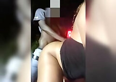 Lightskin Transsexual Pulls up on BBC at Work.