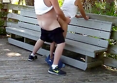 older gays have sex in public park 6