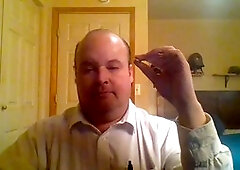 Sexy mature lady in restraints and high heels ready to please