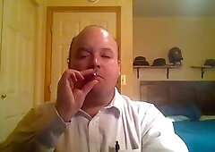 Sexy mature lady in restraints and high heels ready to please