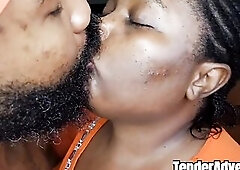 Sloppy blow job and unfathomable ends in doggy creampie - Mara Exotic