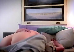 Excited amateur woman is getting screwed in front of a hidden camera, during the day