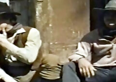 Gay cowboys in an orgy with lots of cock sucking fun