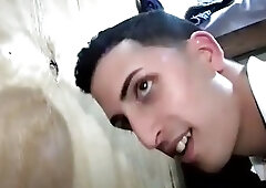 Frat teens gay handjob