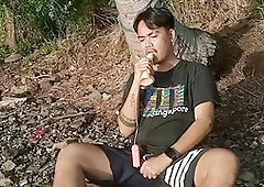 Sperma schlucken draussen, filipino sissy, twink