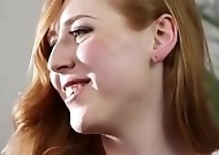 Jonah Marx slams redhead Tgirl Shiri Trap tight ass in missionary