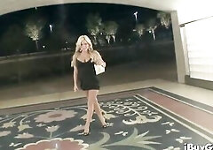 Christa Moore sucking shlong then masturbating