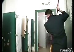 Blonde shemale drilling naughty dude