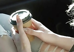 Adorable shemale takes a giant boner up her tight rear