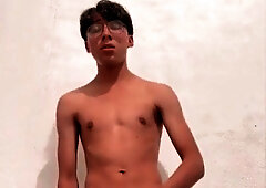 lil youngster spunks stinky his lingerie