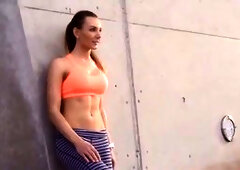 Spandex leggings, legs