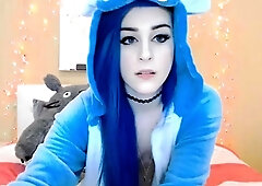 Emo Teen Becka Solo Webcam Masturbation Porn