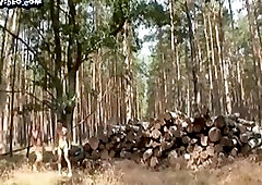 Amazing Twinks bareback Fuck on Woods