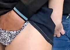 Stranger, outdoor, fingering orgasm