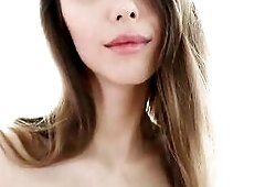 Hawt large melons Mila Azul hawt in red disrobe teasing and showing off. That babe's nice-looking teen finger screws her hairless cunt on the day