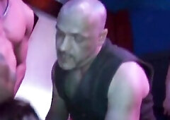 See this experienced brunette hair sweetheart get her moist cunt fisted unfathomable during the time that pulsating ramrods surround her, leading to e