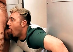 DrillMyHole: Michael Boston pounded by blond Chris Damned public sex