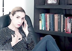 Spanish Teacher bangs u while talking to your Mama on the phone