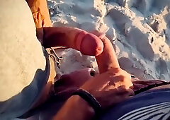 Frottage cum, public, homosexual