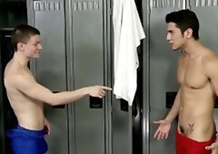 Str8toGay.com: Rough plowing hard in company with athletic latin jock Lance Luciano