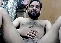 hairy daddy show back hole in live with friends