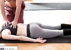 FitnessRooms Smutty yoga teacher on marvelous fitness model