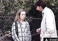 PURE TABOO Broke & Hopeless Student Aiden Ashley Accepts Teachers Creepy Stepdads Job Suggest