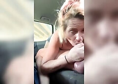 Gorgeous Streetwalker enjoys watching herself suck dick & get banged bareback & takes a load in her throat