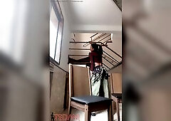 Daniela Santos, the Trans Woman with the Large Weenie, Showing off Her Body at Home