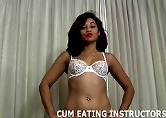 Cum on my eyeglasses and lick them clean CEI