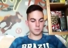 Amazing male in crazy amature, ass play homo porn scene