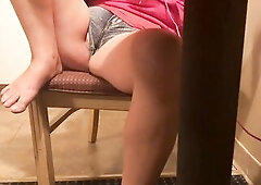 Beneath table snatch slide