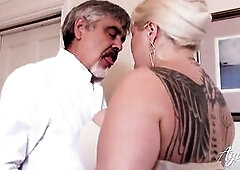 AgedLovE Hardcore Breasty Aged Lover Drilling