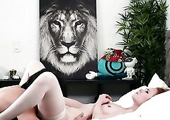 Hawt Aged Tattooed Redhead Autumn Orchid Has Intensive Ardent Sex with Oriental Man Leo Vice