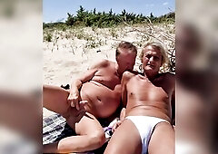 Live sex show recording, nudist beach, mobile version 4K, transsexual girlfriend and cis man19.05.2025 4