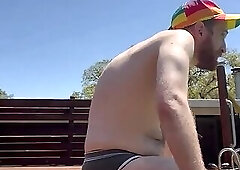 Pool side talk