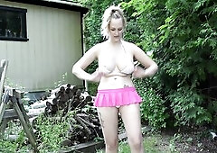 Outdoor Panty Raid & Mini Petticoat Try On YouTube Edition