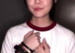 Japanese teen hardcore masturbating at Asian chatroom