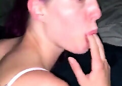 You cum on Alison Faye in this hardcore POV virtual sex
