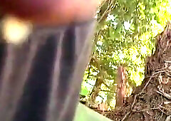 Johnholmesjunior demonstrating his monster shaft while its cascading jizz on vancouvers bare beach