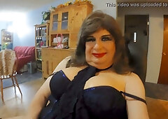 Jerk off with Michele in sexy lingerie: a naughty shemale ladyboy who loves dirty talk and makeup